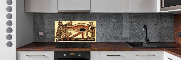 Cooker splashback Egyptian eye