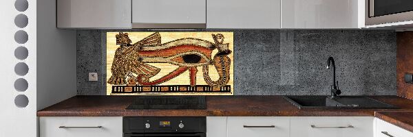 Cooker splashback Egyptian eye