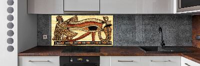 Cooker splashback Egyptian eye