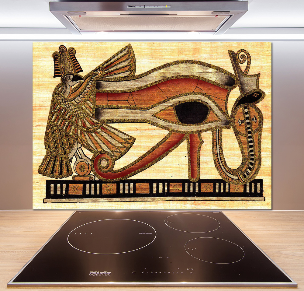 Cooker splashback Egyptian eye