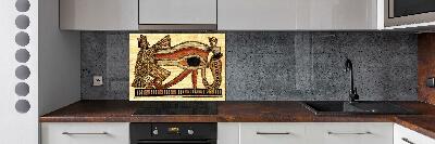 Cooker splashback Egyptian eye