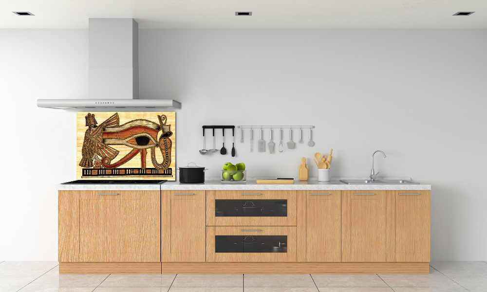 Cooker splashback Egyptian eye