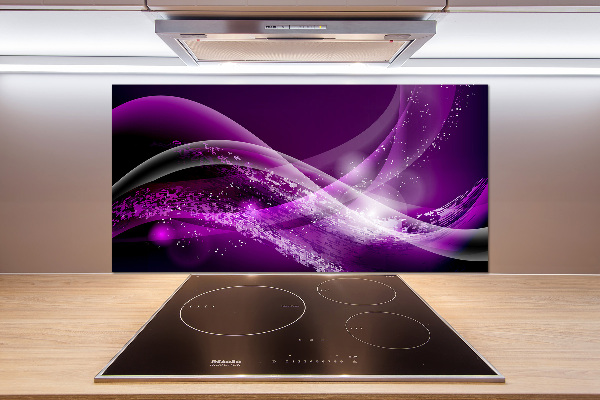 Kitchen splashback Abstract wave