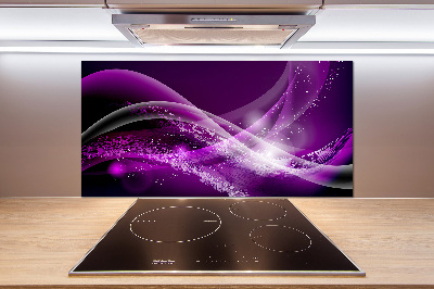 Kitchen splashback Abstract wave