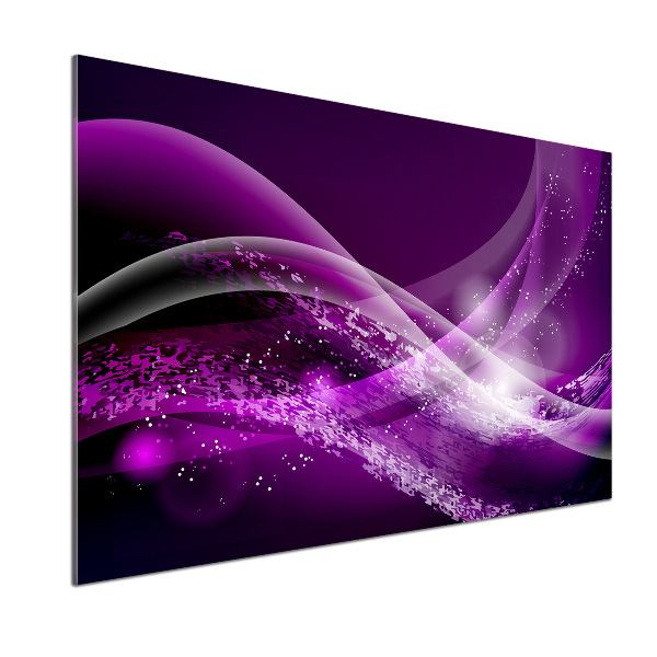 Kitchen splashback Abstract wave