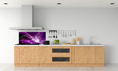 Kitchen splashback Abstract wave