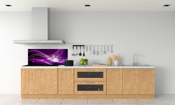 Kitchen splashback Abstract wave