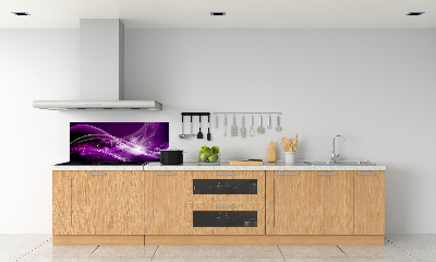 Kitchen splashback Abstract wave