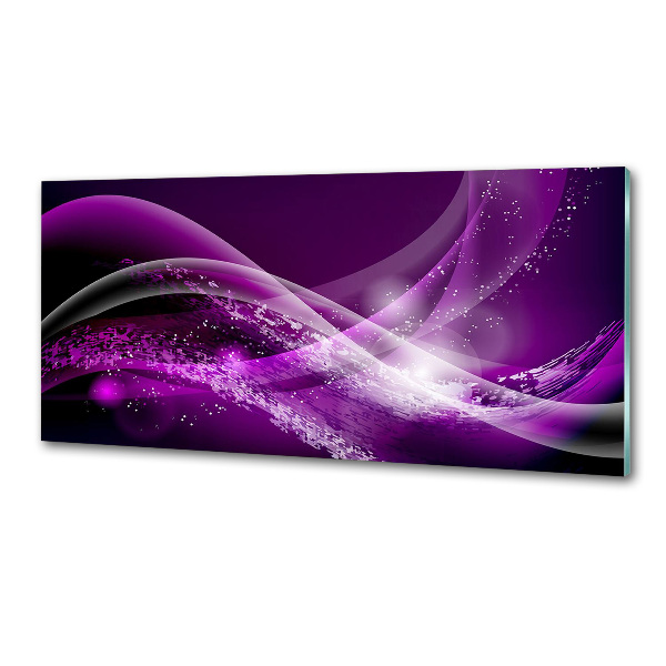 Kitchen splashback Abstract wave