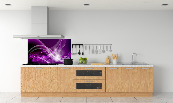 Kitchen splashback Abstract wave