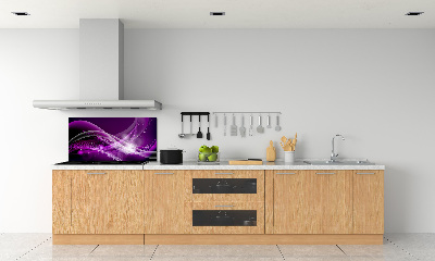 Kitchen splashback Abstract wave