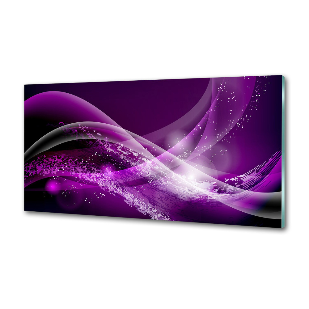 Kitchen splashback Abstract wave