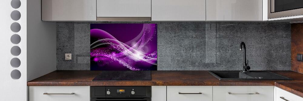 Kitchen splashback Abstract wave