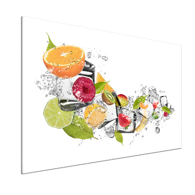 Cooker splashback Ice fruit