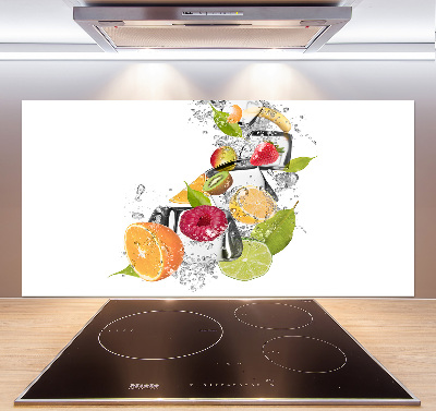 Cooker splashback Ice fruit