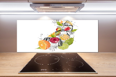 Cooker splashback Ice fruit