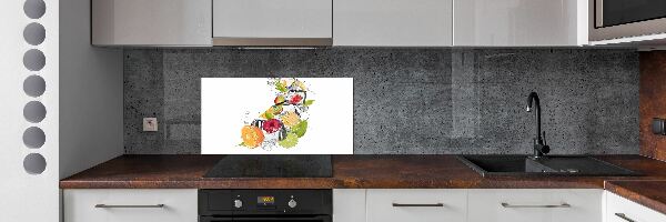 Cooker splashback Ice fruit