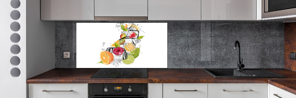 Cooker splashback Ice fruit