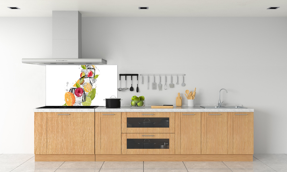 Cooker splashback Ice fruit