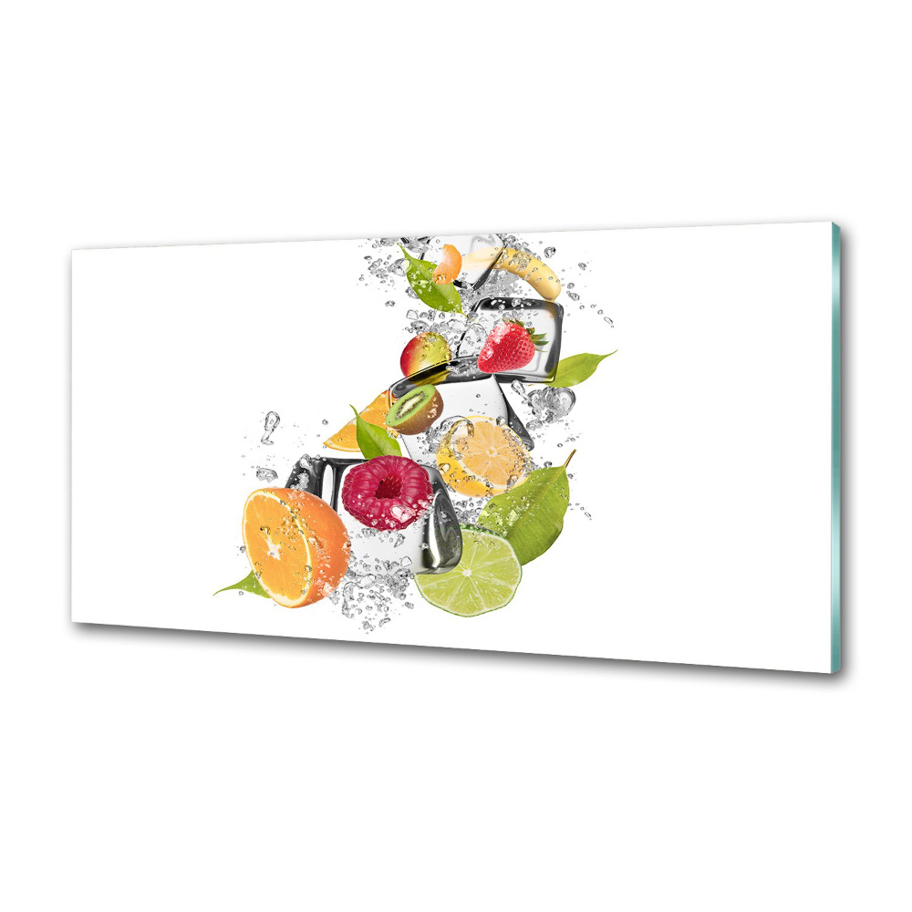 Cooker splashback Ice fruit