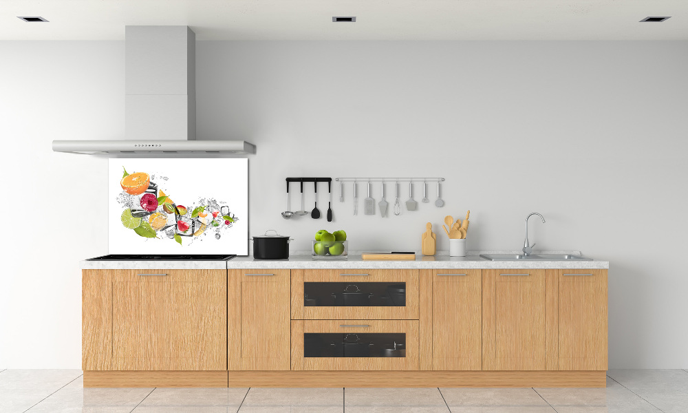 Cooker splashback Ice fruit