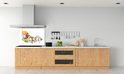 Cooker splashback Ice fruit