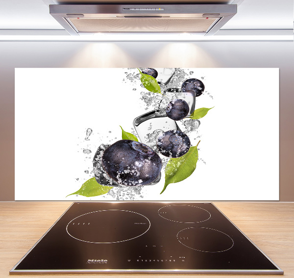 Cooker splashback Ice berries