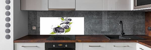 Cooker splashback Ice berries