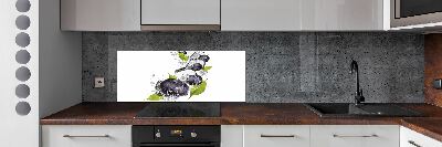 Cooker splashback Ice berries