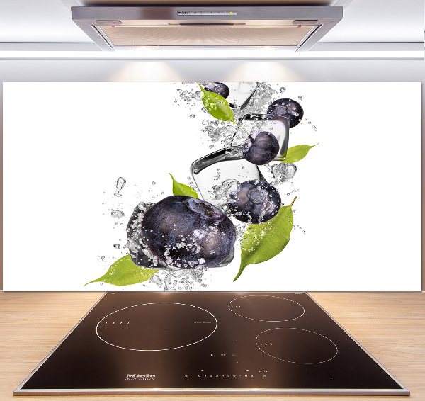 Cooker splashback Ice berries