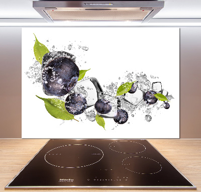 Cooker splashback Ice berries