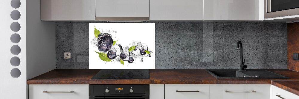 Cooker splashback Ice berries