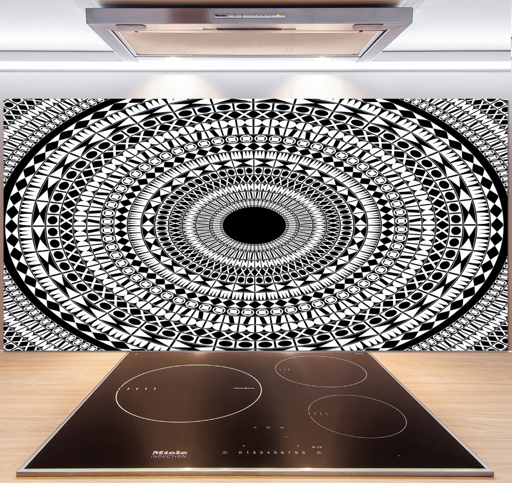 Kitchen splashback Ornaments circle