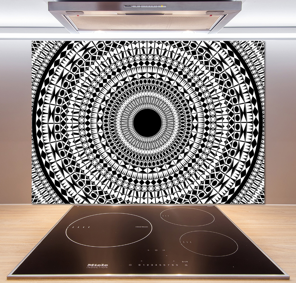 Kitchen splashback Ornaments circle