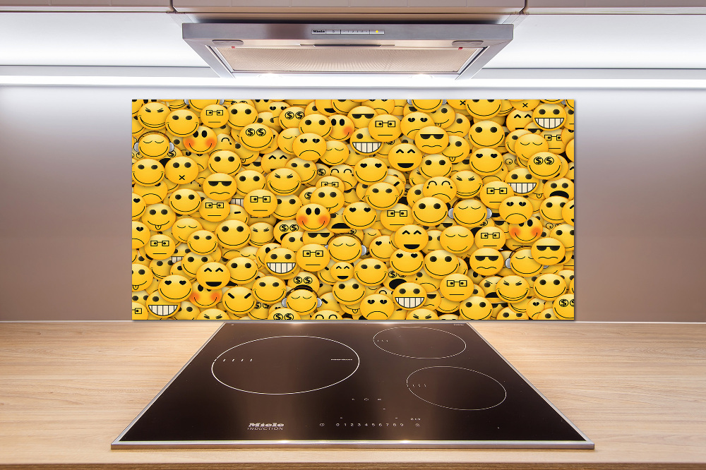 Kitchen splashback Emoticons