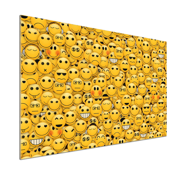 Kitchen splashback Emoticons