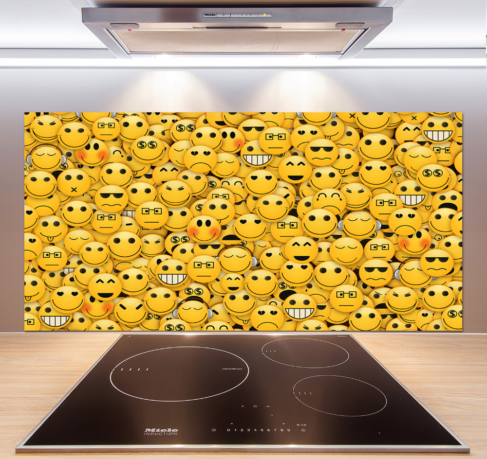 Kitchen splashback Emoticons