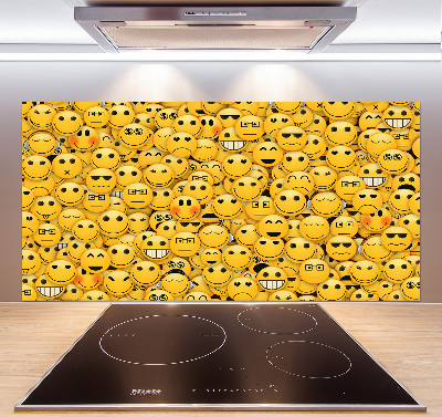 Kitchen splashback Emoticons