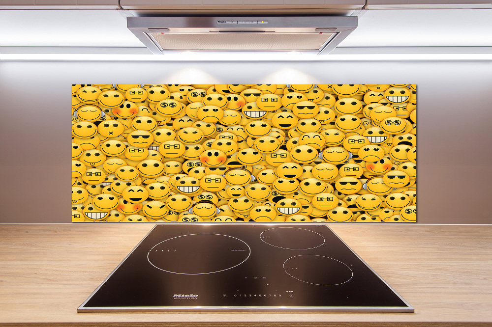 Kitchen splashback Emoticons