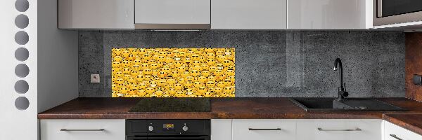 Kitchen splashback Emoticons