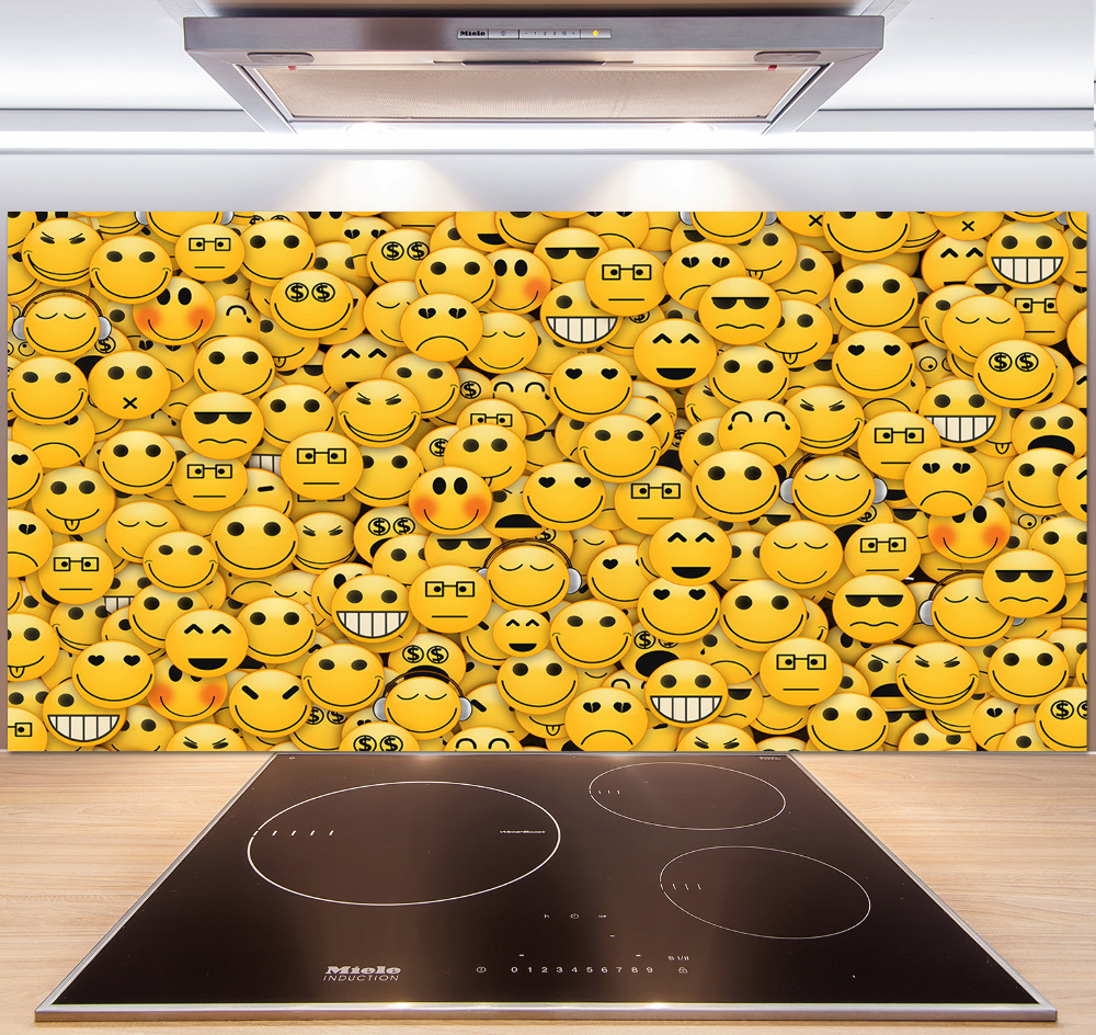 Kitchen splashback Emoticons