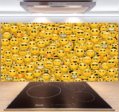 Kitchen splashback Emoticons