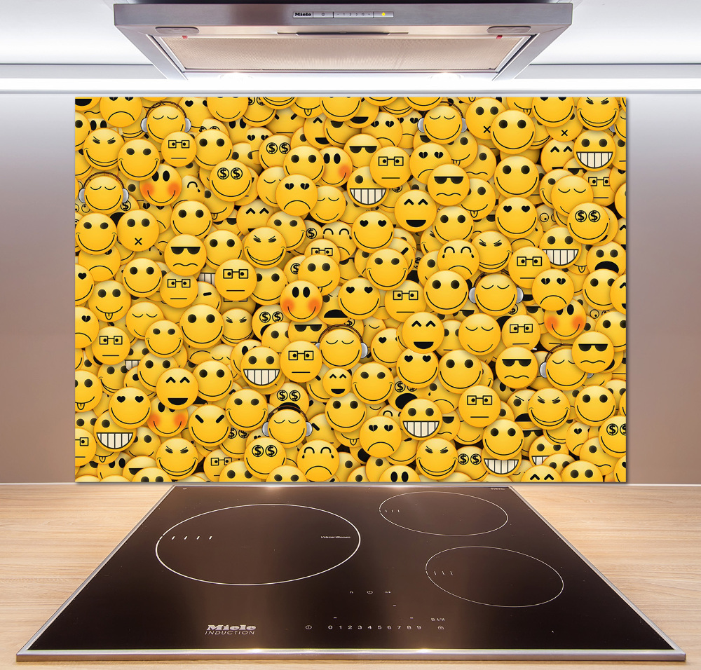 Kitchen splashback Emoticons