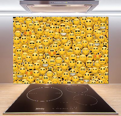 Kitchen splashback Emoticons