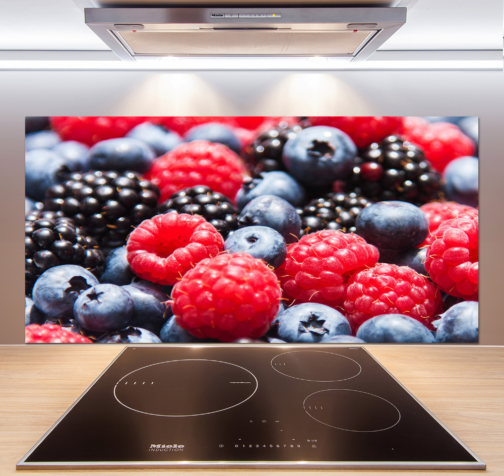 Cooker splashback Forest fruits