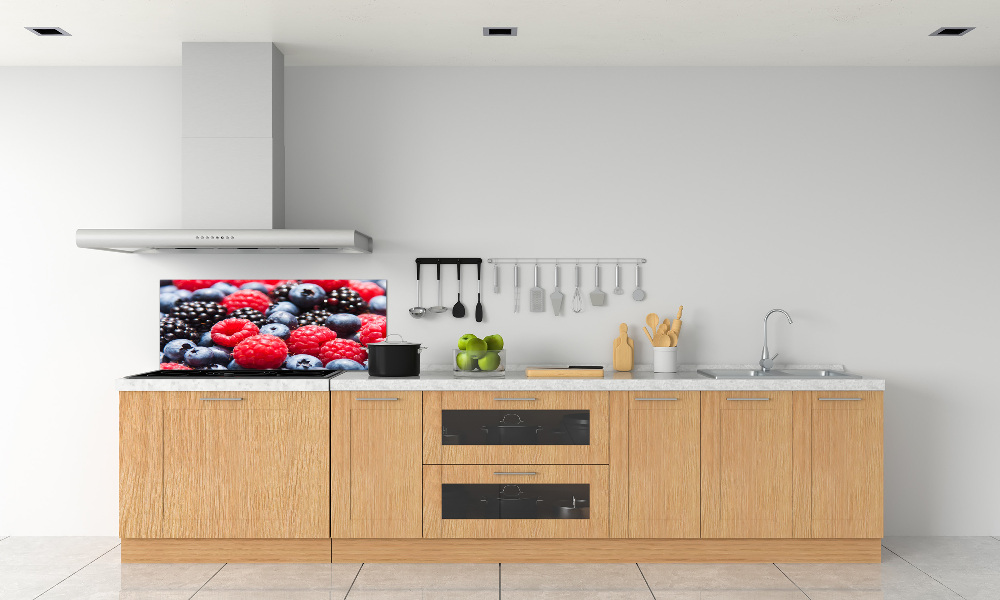 Cooker splashback Forest fruits