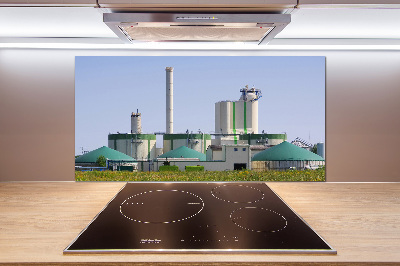 Cooker splashback Biogas plant