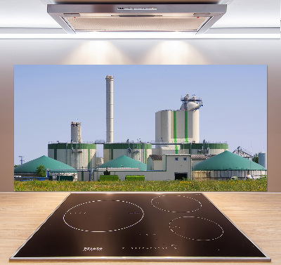 Cooker splashback Biogas plant