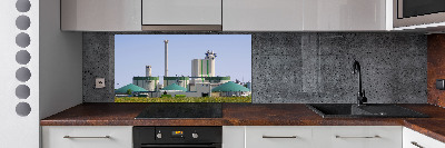 Cooker splashback Biogas plant