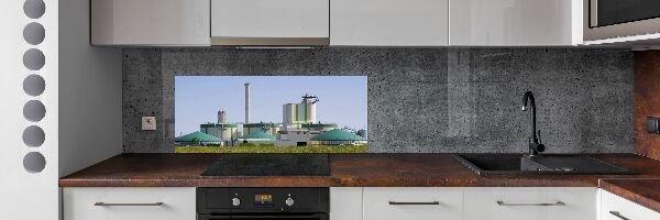 Cooker splashback Biogas plant